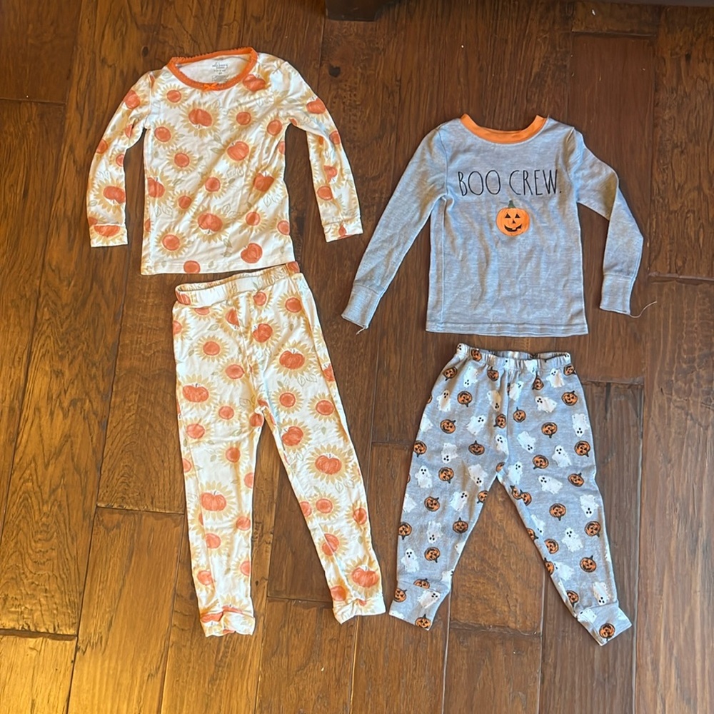 Rae Dunn & Milkberry PJs Fall Halloween 2T & 3T